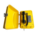 durable powder coated aluminium alloy material waterproof telephone